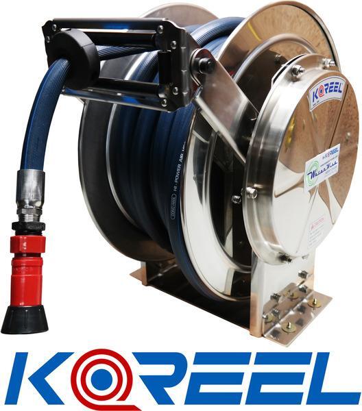 Water Hose Reel - Reel for fire engines, KOREEL