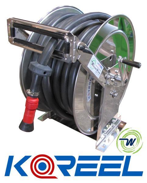 Koreel 25mm (1) Manual Rewind Hose Reel - Stainless Steel