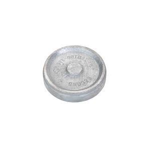 80mm (3") Cap Grooved - Galvanised Steel