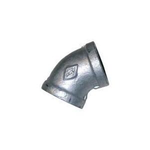 80mm (3") Elbow Threaded F&F - Gal Mal 45° degrees