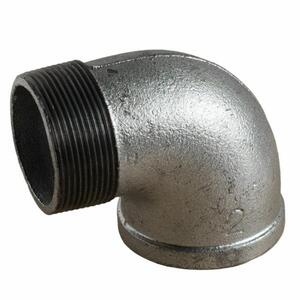 80mm (3") Elbow Threaded M&F - Gal Mal 90° degrees