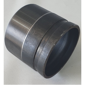 80mm (3") Rolled Grooved Nipple Male NPT Thread (NPT), Steel