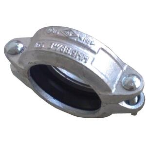 80mm (3") Roll Grooved Coupling - Galvanised