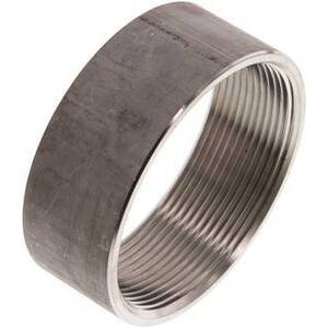 Socket Threaded - Black Steel 80mm (3") HALF SOCKET