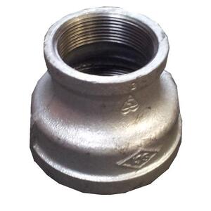 Concentric Reducing Socket 100mm to 80mm (4" to 3") - Gal Mal