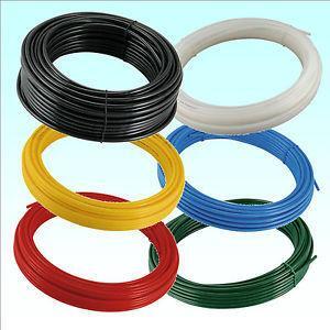 4mm Nylon Flexible Tubing - Black, Blue, Red or Yellow