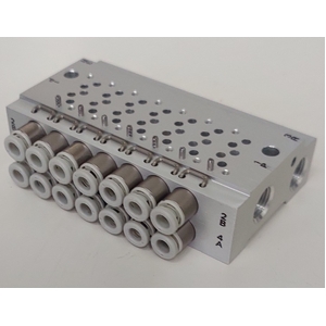 SMC - Manifold Small Solenoid 5/2 Valve, 7 Position