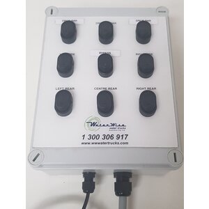 Electric Switch Control Box - Plastic Enclosure (9 Function)