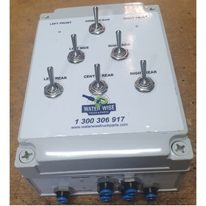 LIMITED EDITION - 6 x Function Pneumatic Switch in Cab Control Box (Plastic)