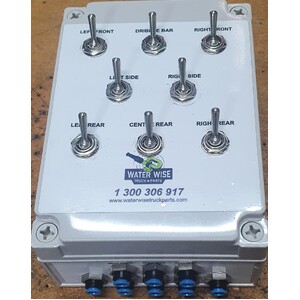 LIMITED EDITION - 8 x Function Pneumatic Switch in Cab Control Box (Plastic)