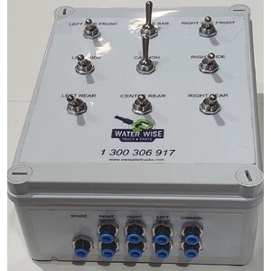 9 Function Pneumatic Switch In Cab Control Box (Plastic)