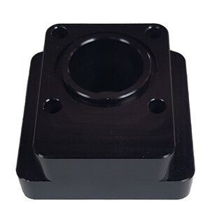 Electric Water Cannon Motor Block - Black Anodised Aluminium