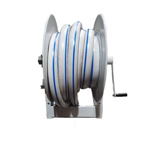 Heavy Duty Manual Hose Reel - 1 1/2" Hose, Fittings & Nozzle