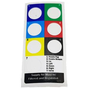 Sticker - Bulk Head-Joystick Box - 7 Hole
