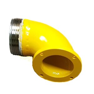 P651 & E651 Cannon Outlet Elbow - Painted Yellow