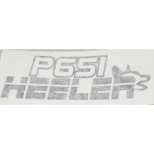 Sticker - P651 HEELER - Cut Out
