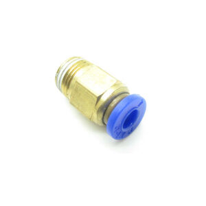 Air Fitting Stud 4mm Airline x 1/8 Male Push Fit