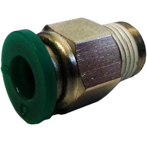Air Fitting Stud 6mm Airline x 1/8 Male Push Fit