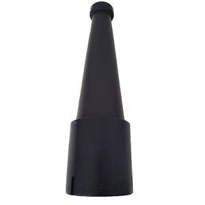 Straight nozzle, stream shaper with 25mm orifice - Aluminium
