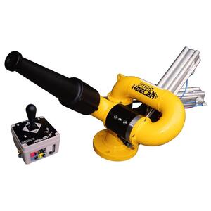 P651 Pneumatic Water Cannon Fixed Nozzle Low Profile - 3" Flange Base, 2 1/2" Waterway