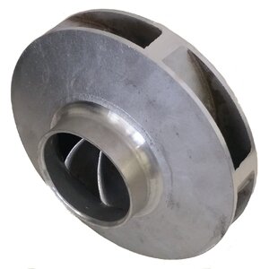 Aluminium Bare Shaft Water Pump Impeller 100mm (4") x 80mm (3") - CW or CCW Rotation
