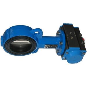 Butterfly Valve Spring Return, Air Actuated