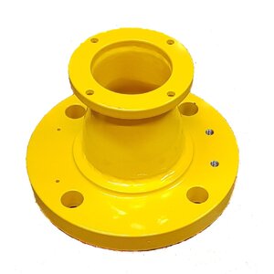 P651 & E651 Cannon Inlet Flange - Painted Yellow